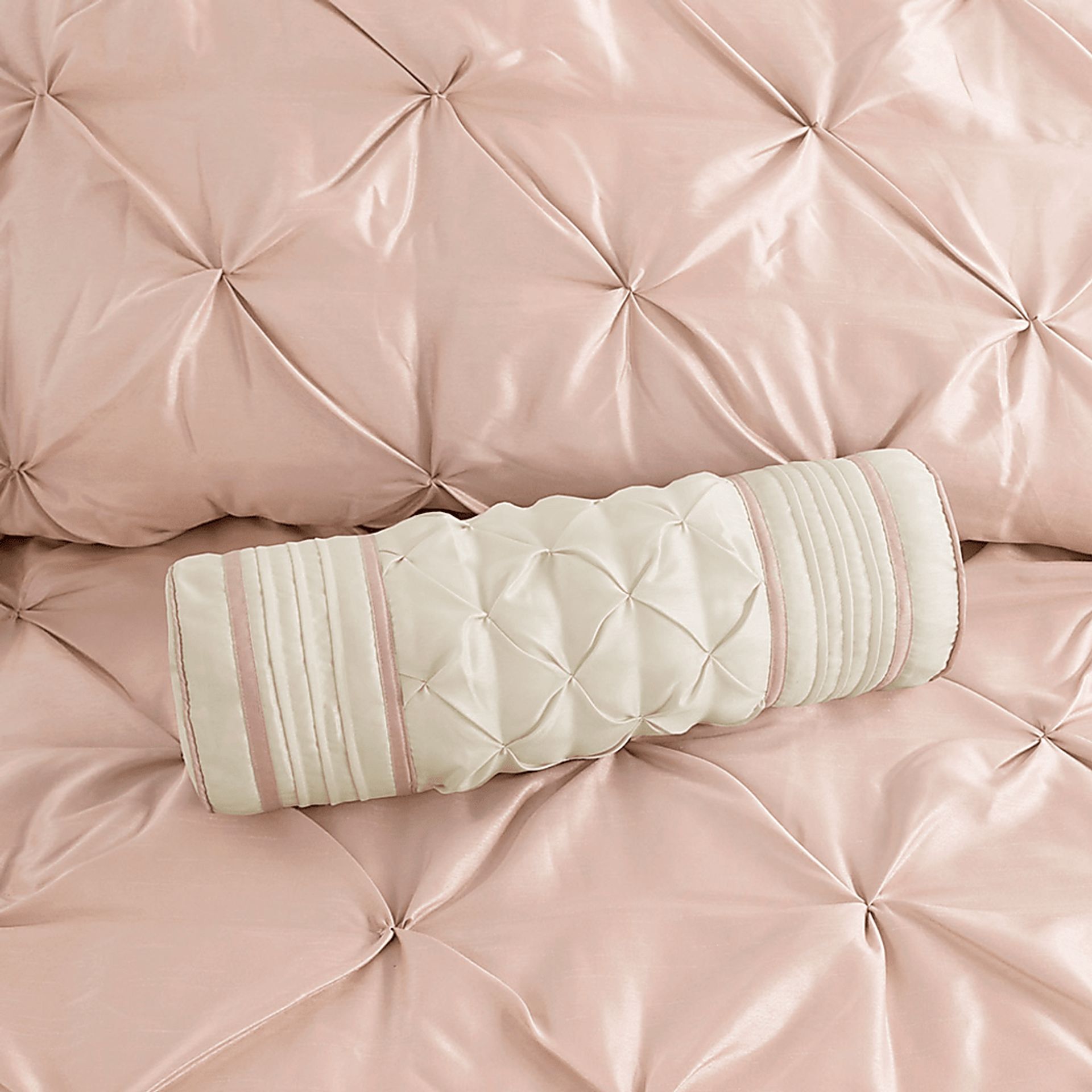 Bradish Blush 7 Pc Full Comforter Set - Image 7