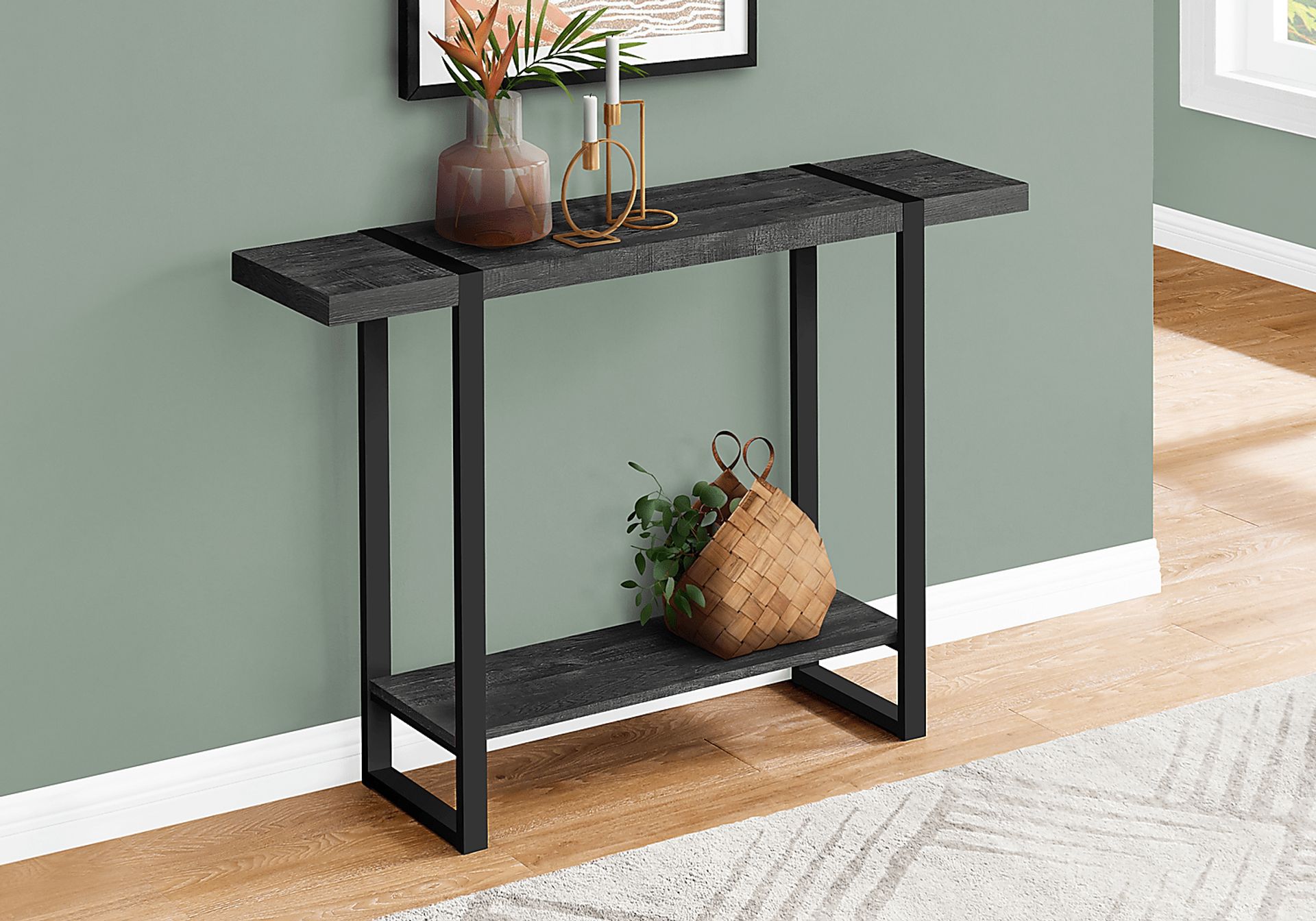 Bradner Black Sofa Table - Image 3