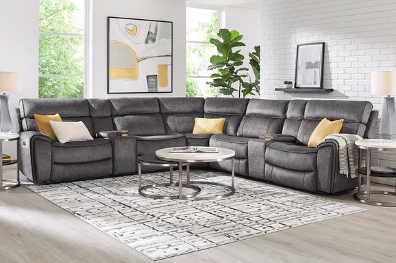 Bradshaw Place 10 Pc Dual Power Reclining Sectional Living Room