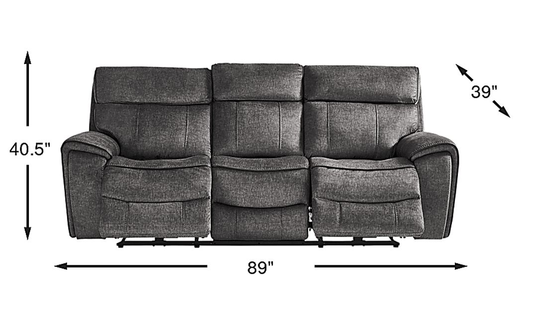 Bradshaw Place Dual Power Reclining Sofa