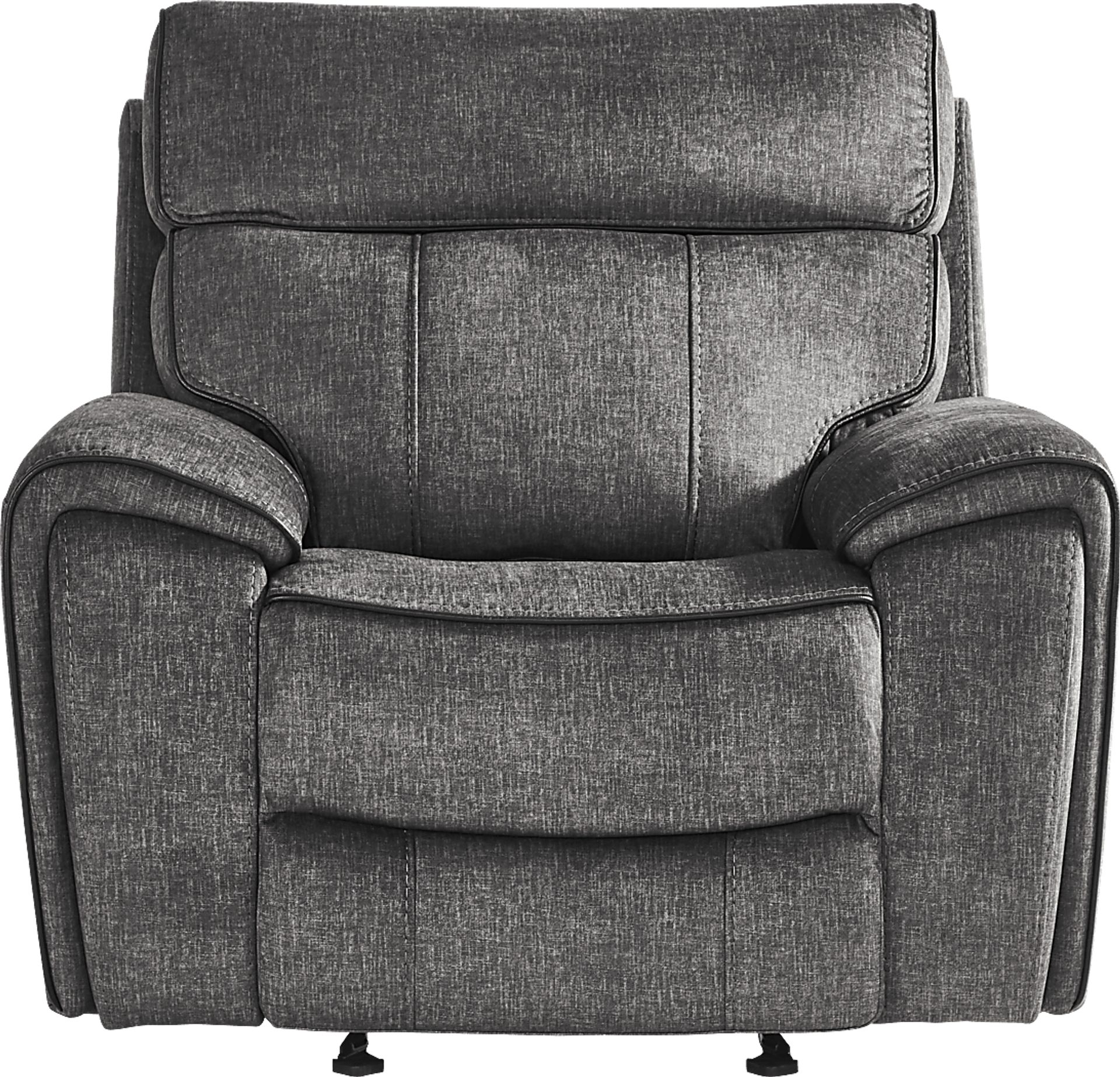 Bradshaw Place Dark Gray Glider Recliner - Image 2