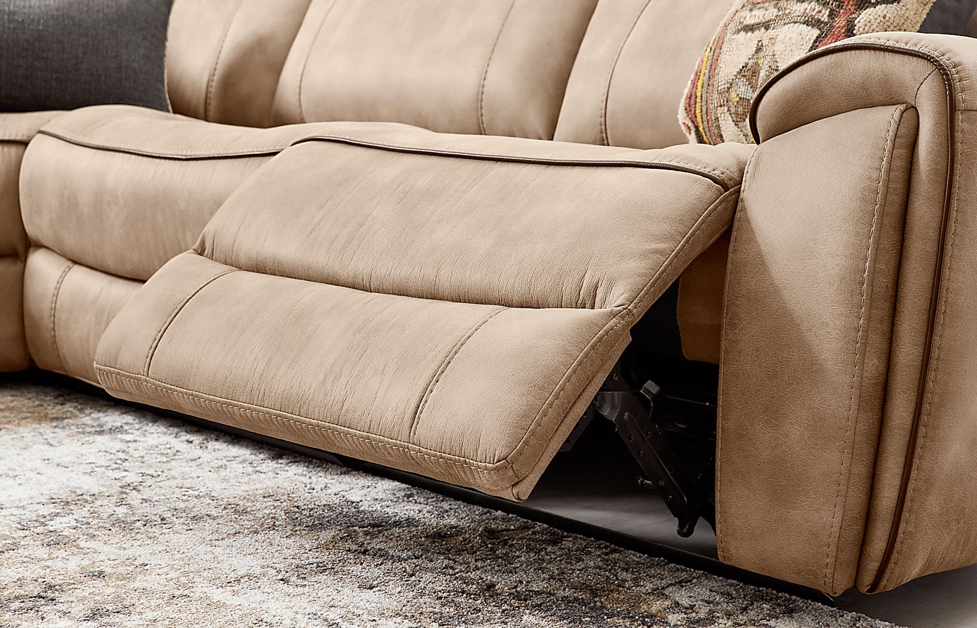 Bradshaw Place Stone 5 Pc Reclining Sectional - Image 6