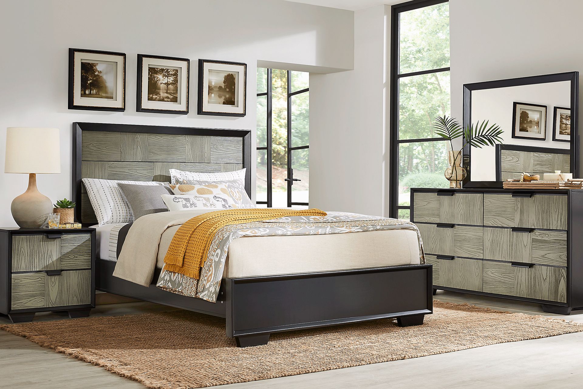 Braedin Black 7 Pc King Bedroom - Image 1