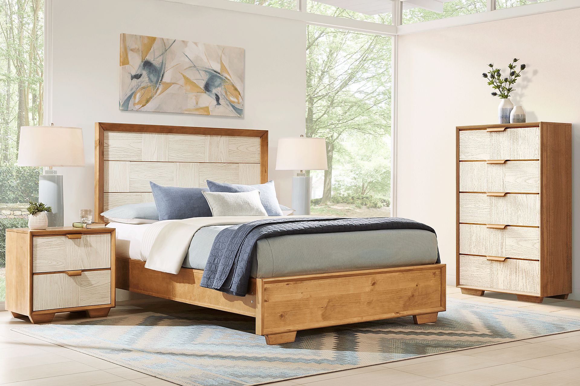 Braedin Pecan 5 Pc Queen Bedroom - Image 1