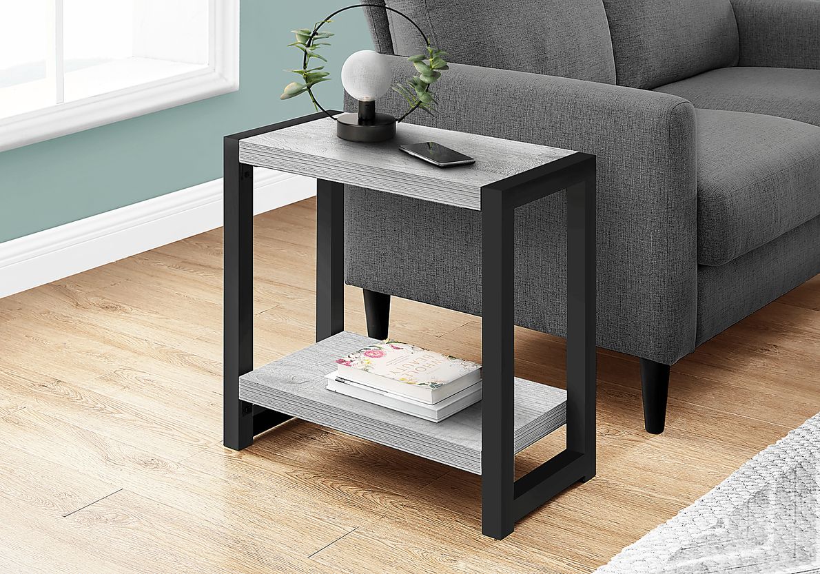 Braehill Gray Accent Table