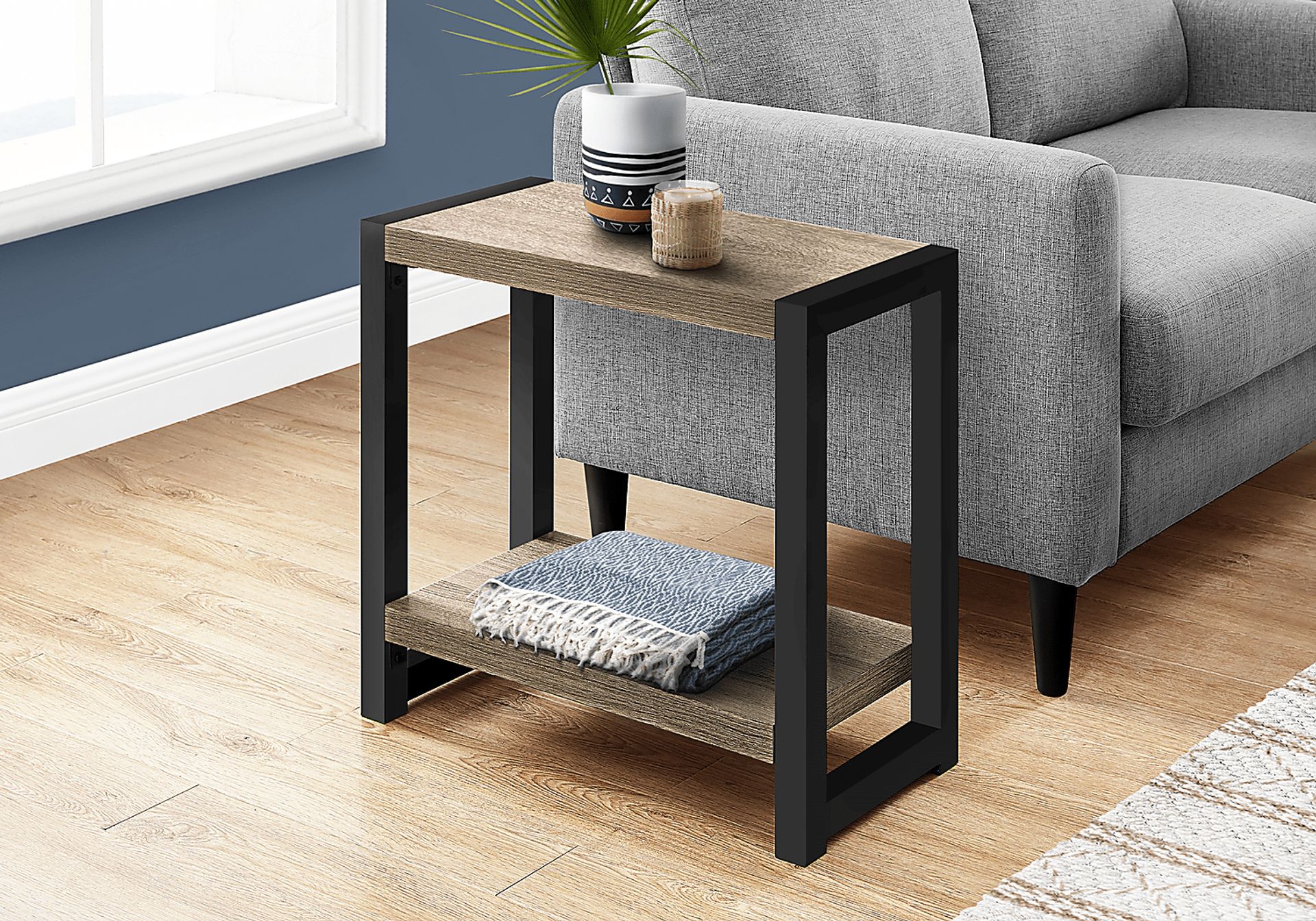 Braehill Taupe Accent Table - Image 3