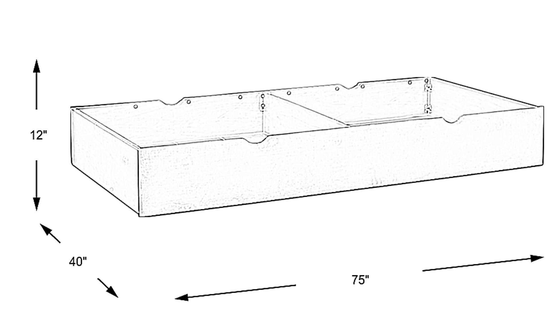 Dimension Image. Please refer to the Dimension Tab on this page for dimension details.