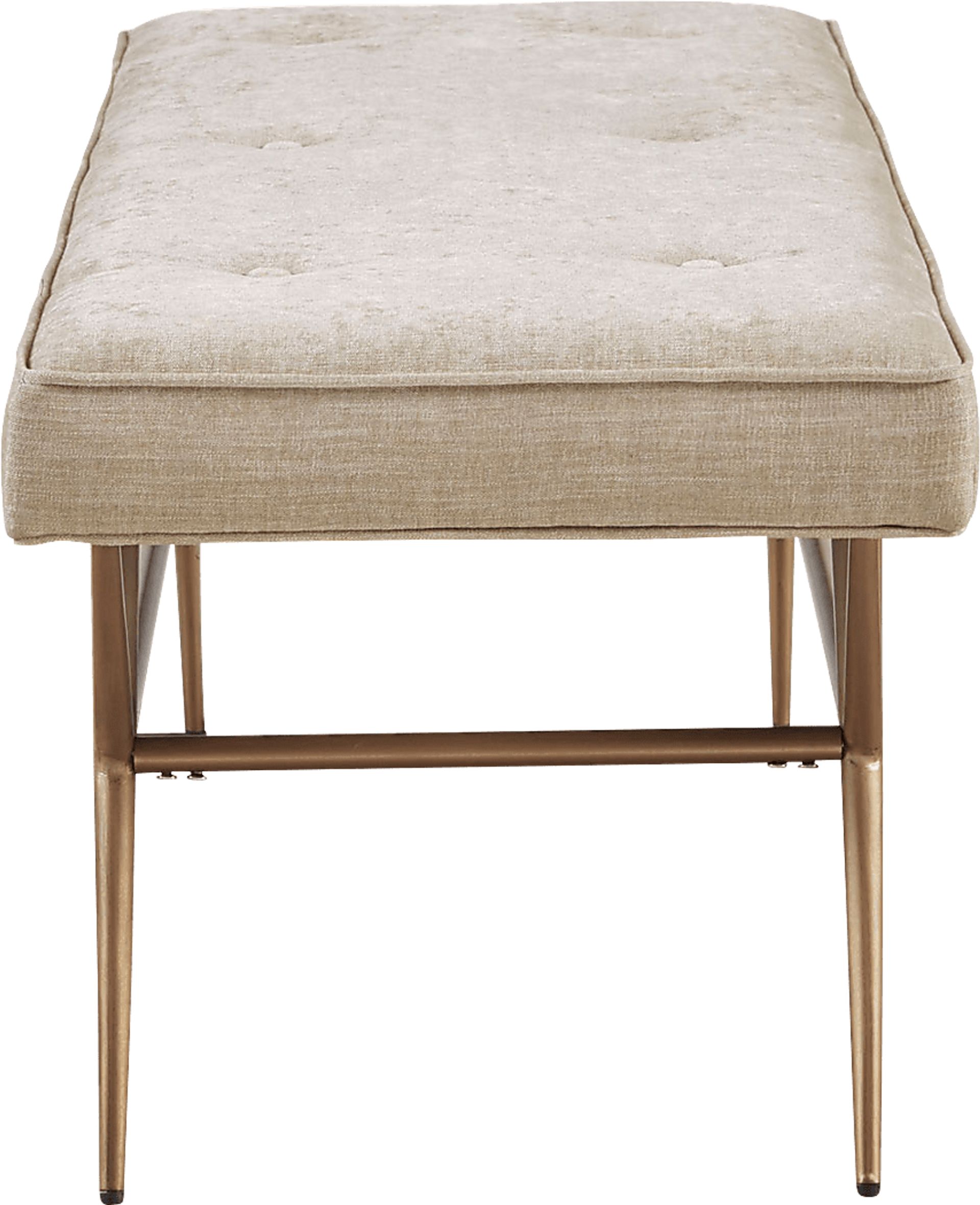 Braeswood Beige Accent Bench - Image 3