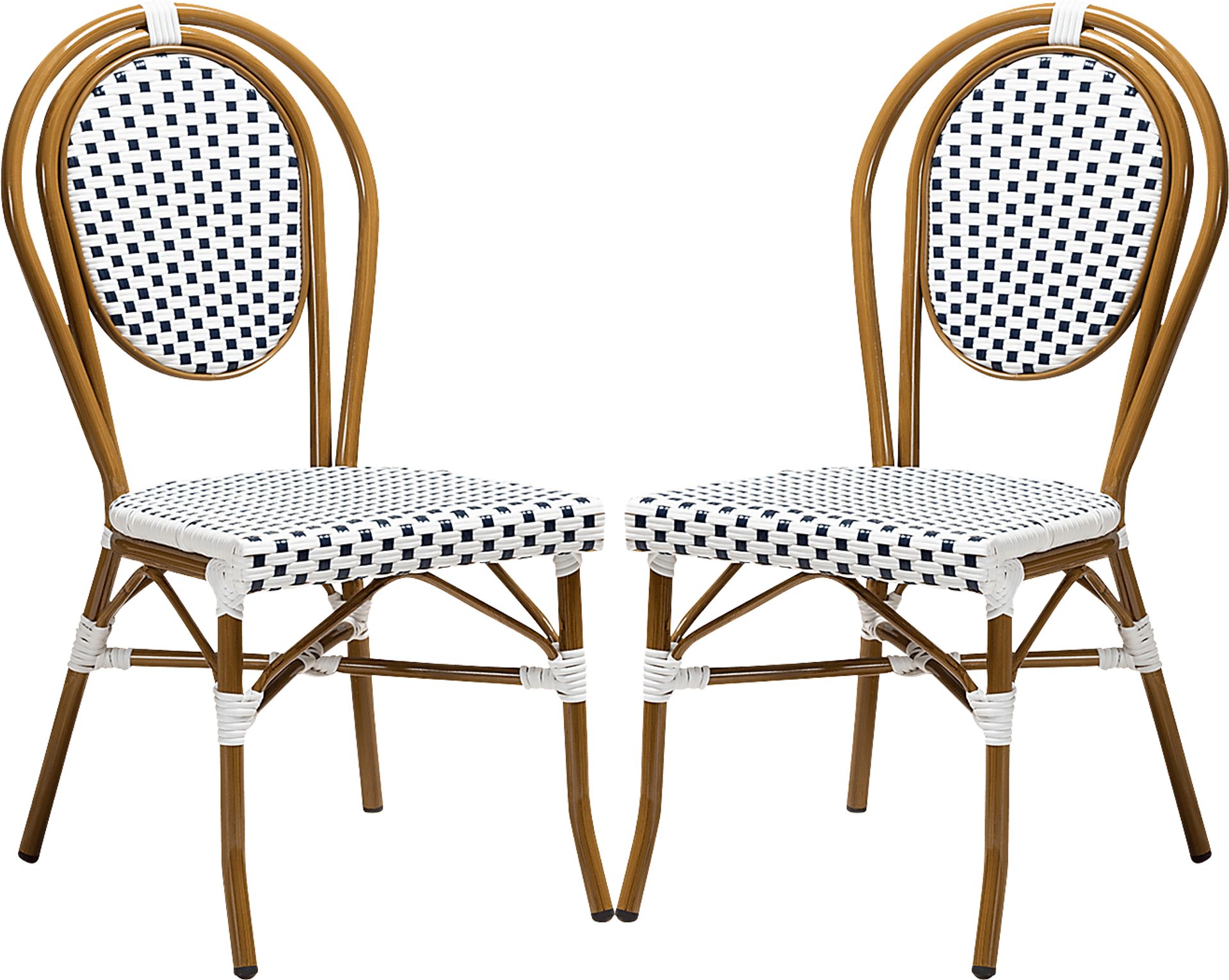 Braganza Blue Dining Chair, Set of 2 - Image 1