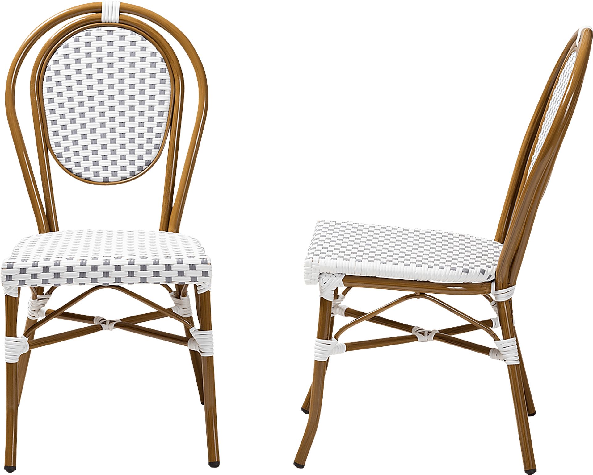 Braganza Gray Dining Chair, Set of 2 - Image 3