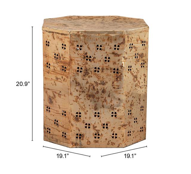 Bragraw Copper End Table - Thumbnail - Image 9