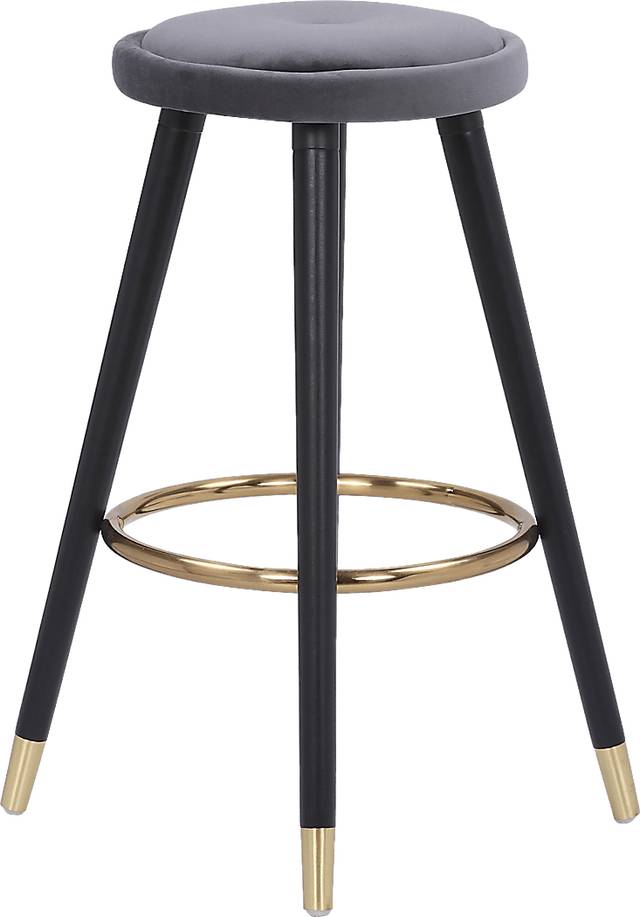 Braithwood Silver Counter Height Stool, Set of 2 - Thumbnail - Image 3