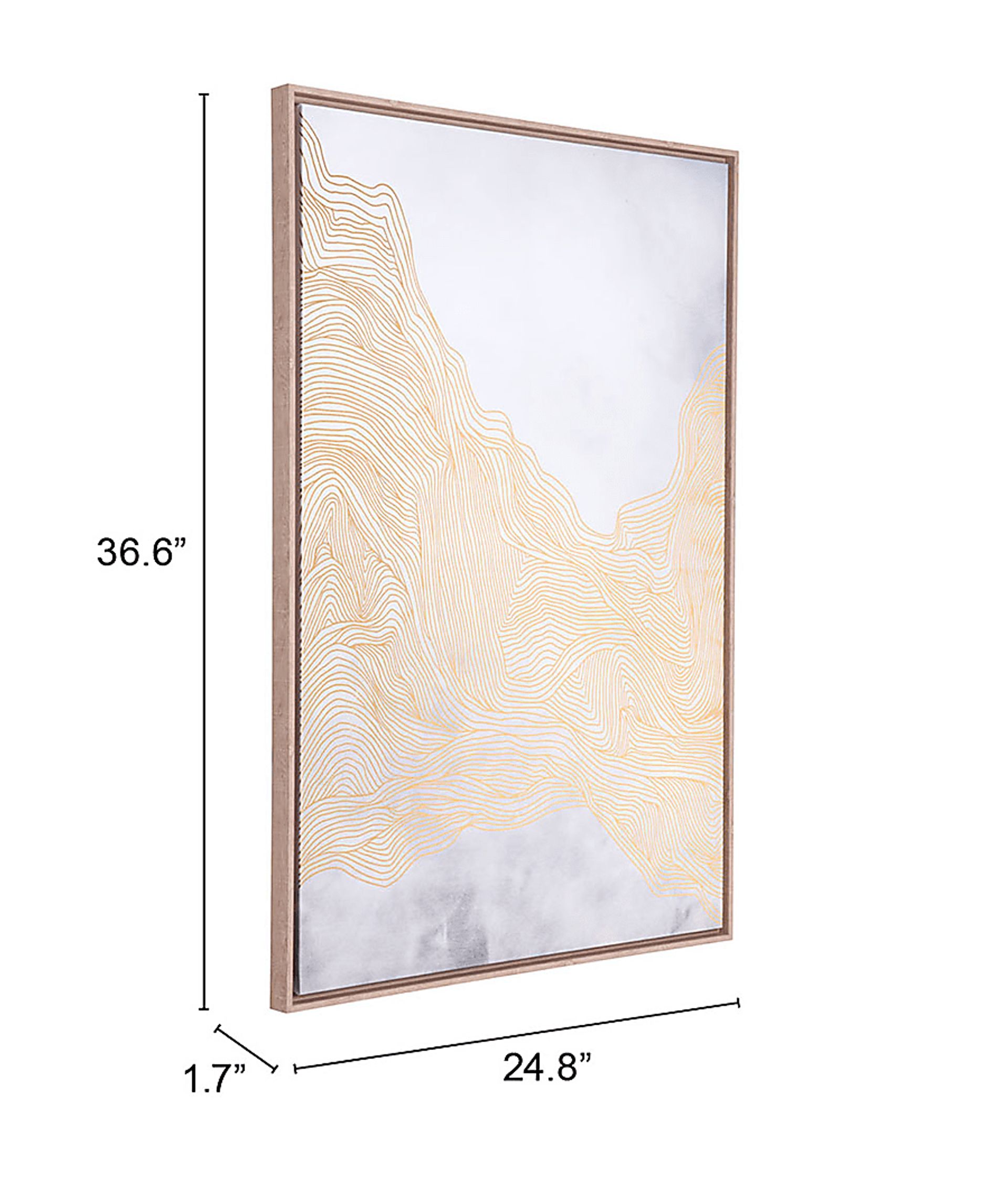 Brambie White Wall Art - Image 4