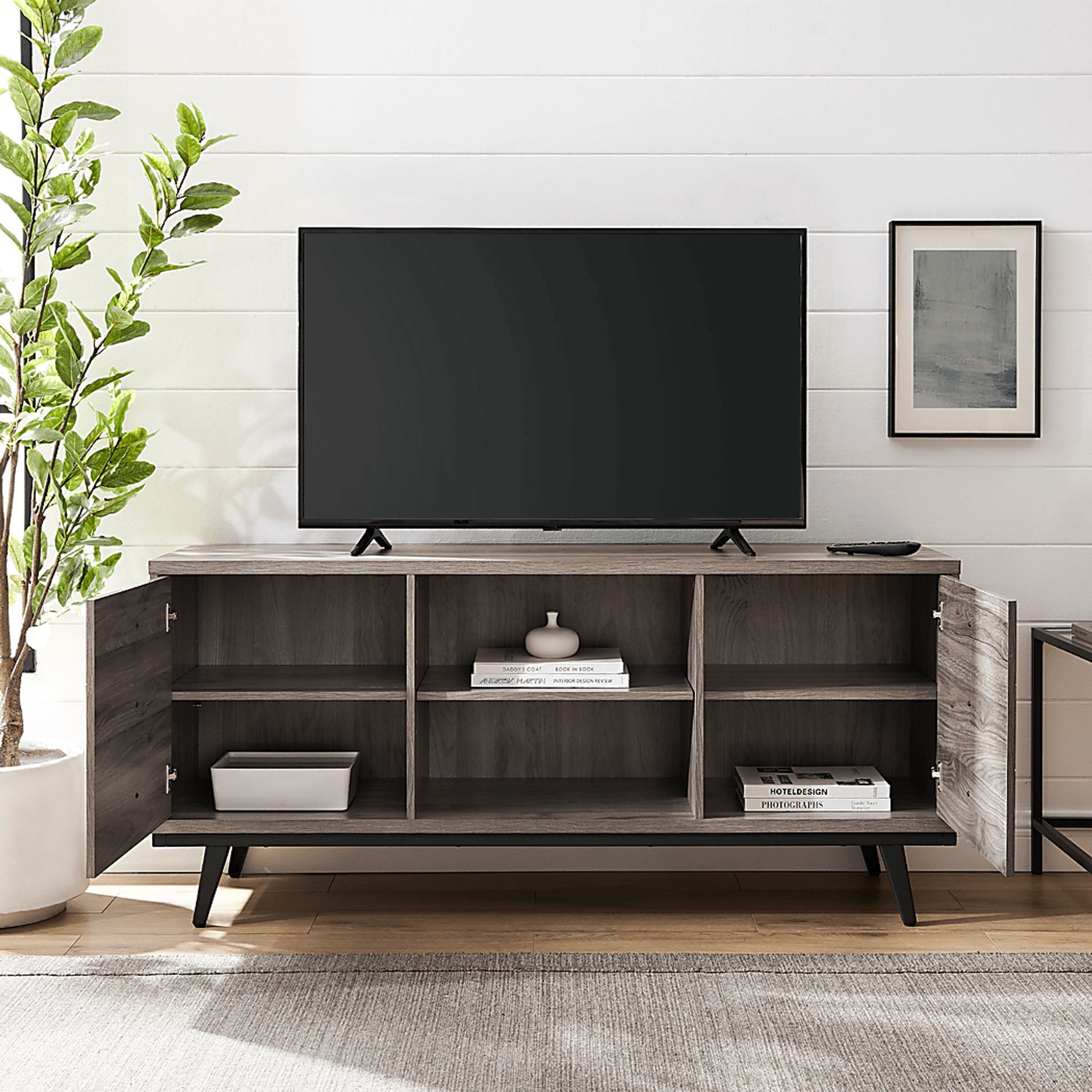 Bramblecrest Gray 58 in. Console - Image 6