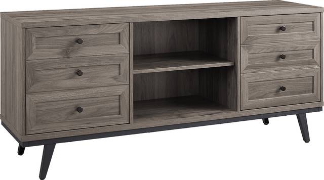 Bramblecrest Gray 58 in. Console - Thumbnail - Image 1