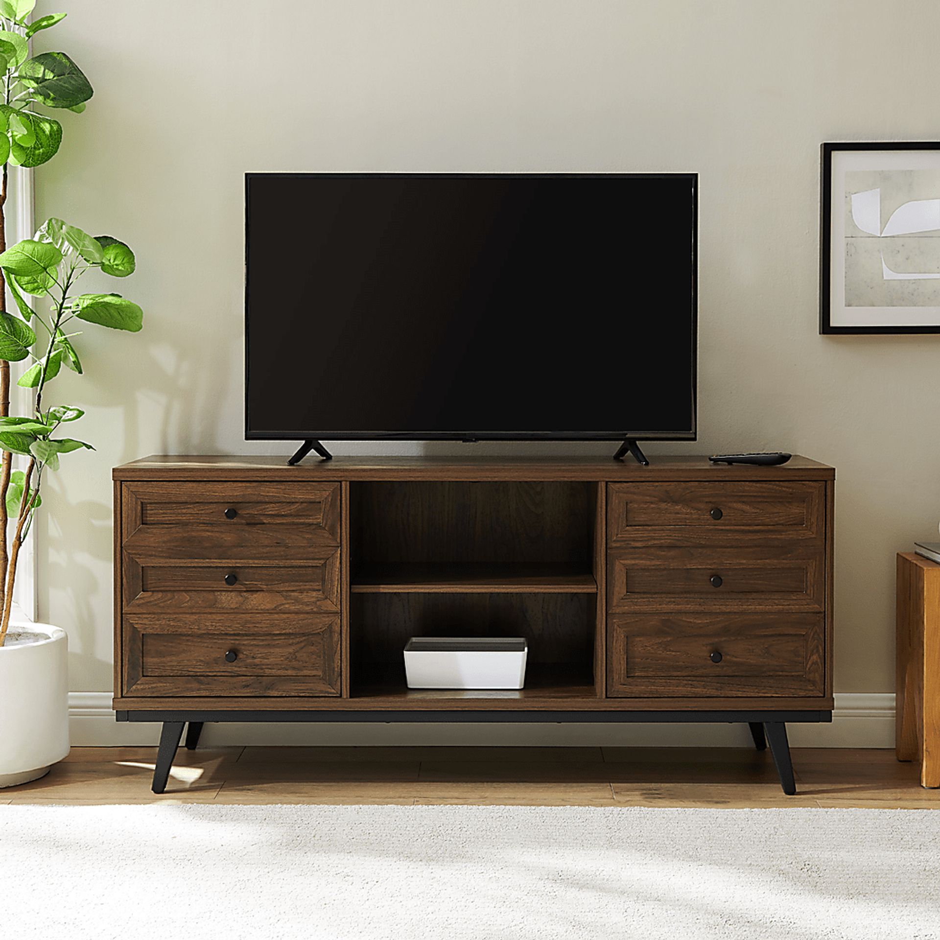 Bramblecrest Walnut 58 in. Console - Image 5