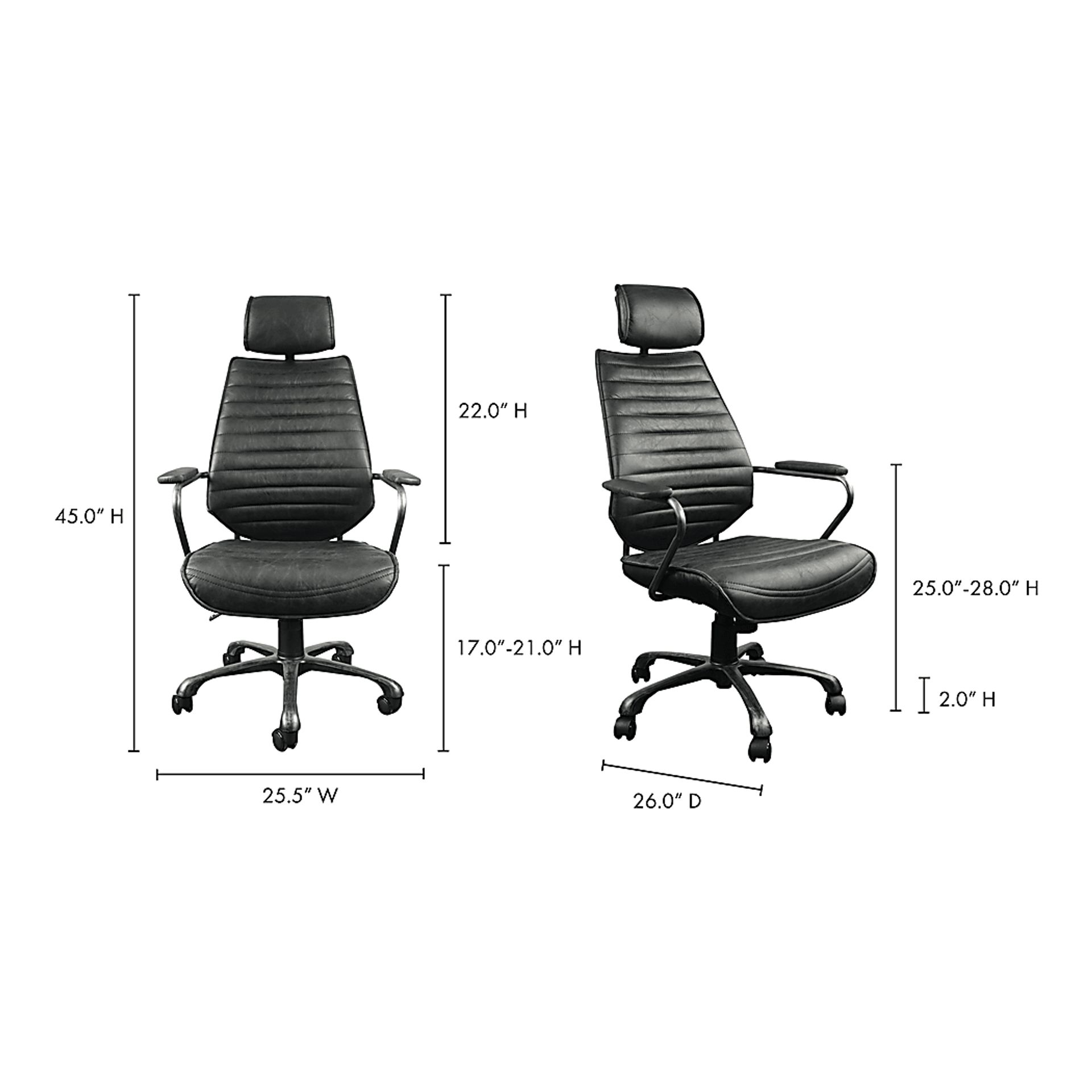 Brambleton Black Office Chair - Image 5