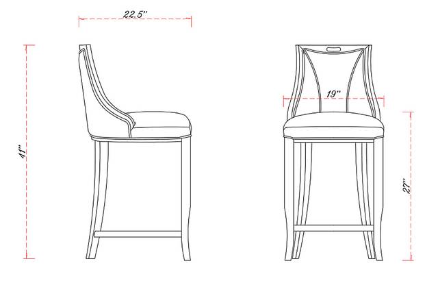 Bramblewoody Dark Gray Barstool - Thumbnail - Image 3
