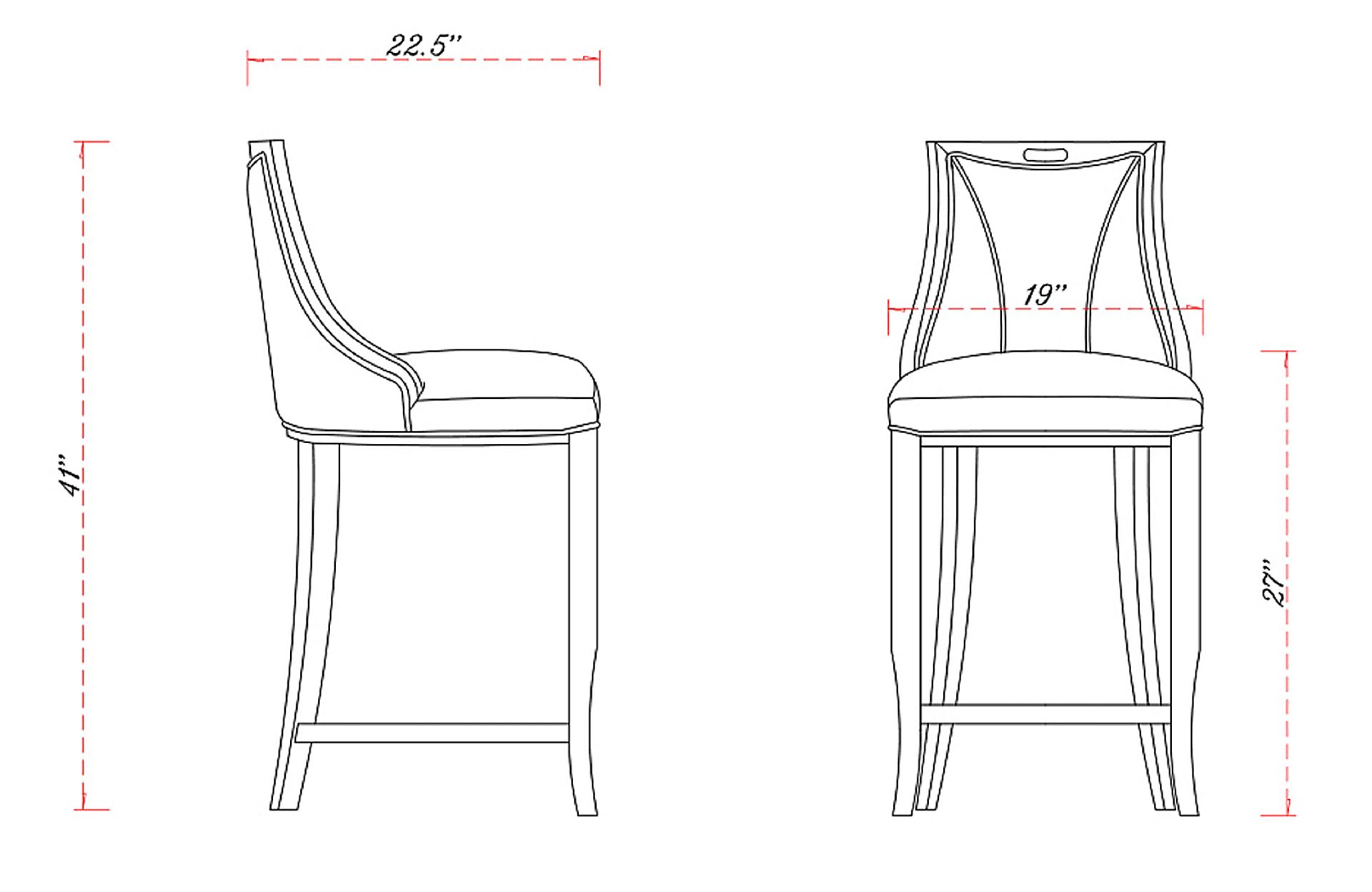 Bramblewoody Dark Gray Barstool - Image 3