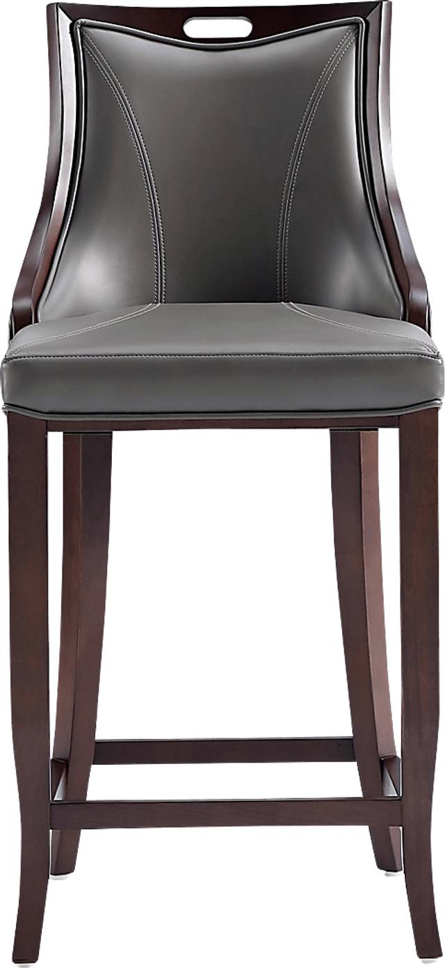 Bramblewoody Dark Gray Barstool - Thumbnail - Image 4