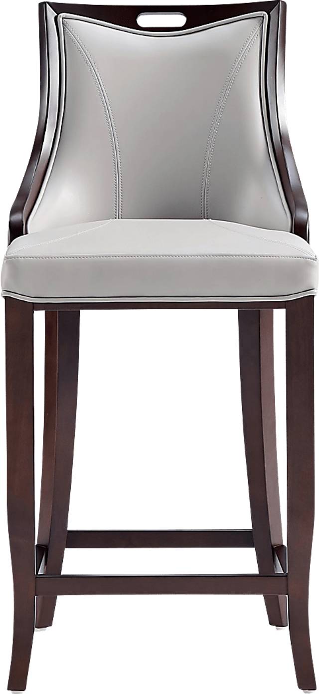 Bramblewoody Light Gray Barstool - Thumbnail - Image 3