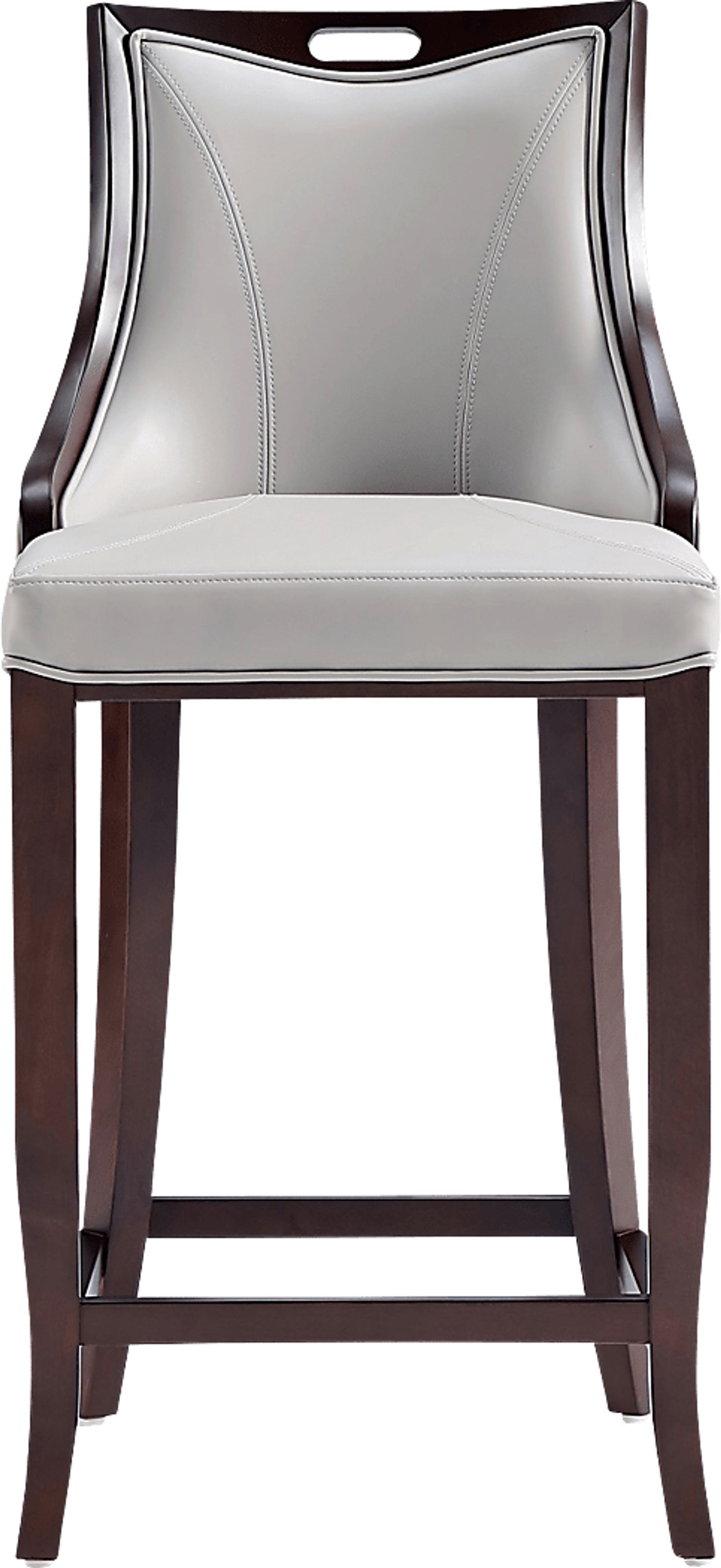 Bramblewoody Light Gray Barstool - Image 3