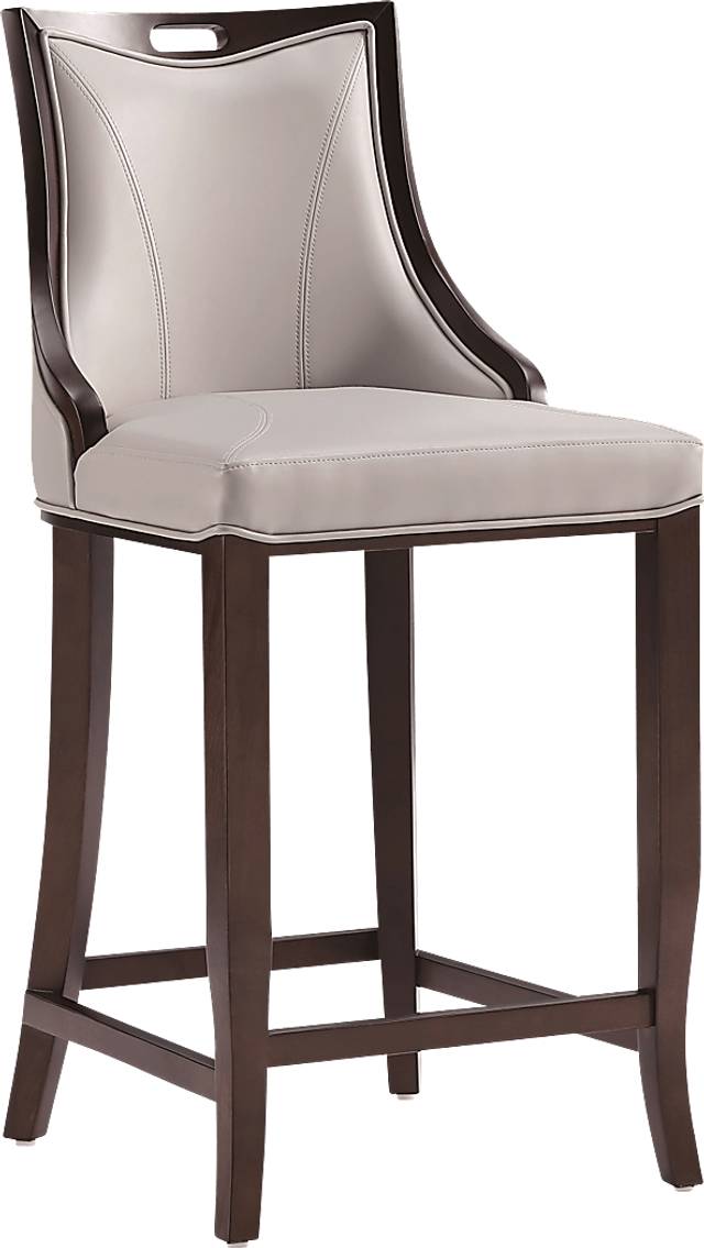 Bramblewoody Light Gray Barstool - Thumbnail - Image 1