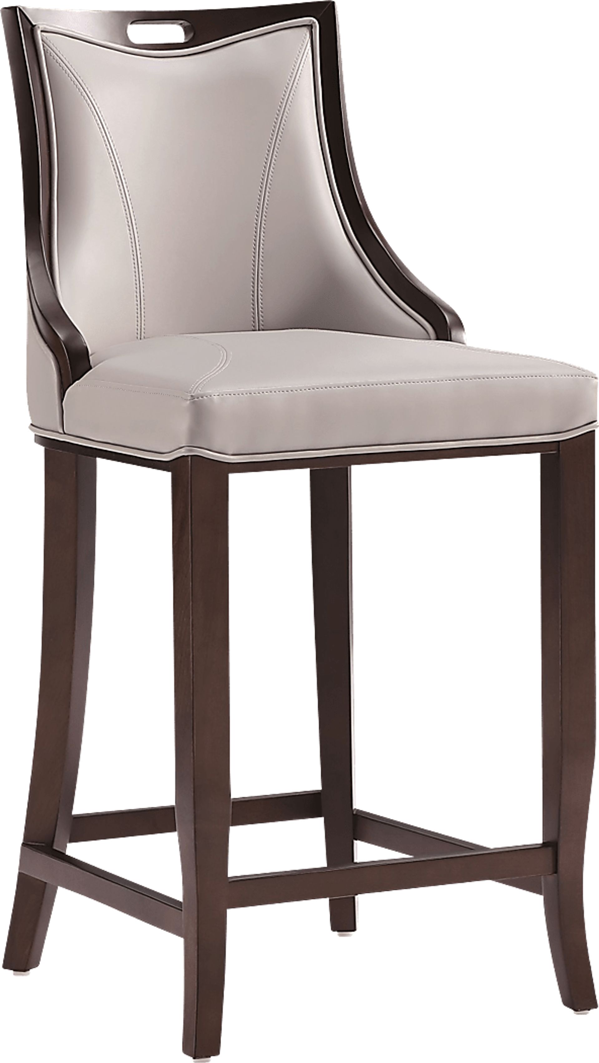 Bramblewoody Light Gray Barstool - Image 1