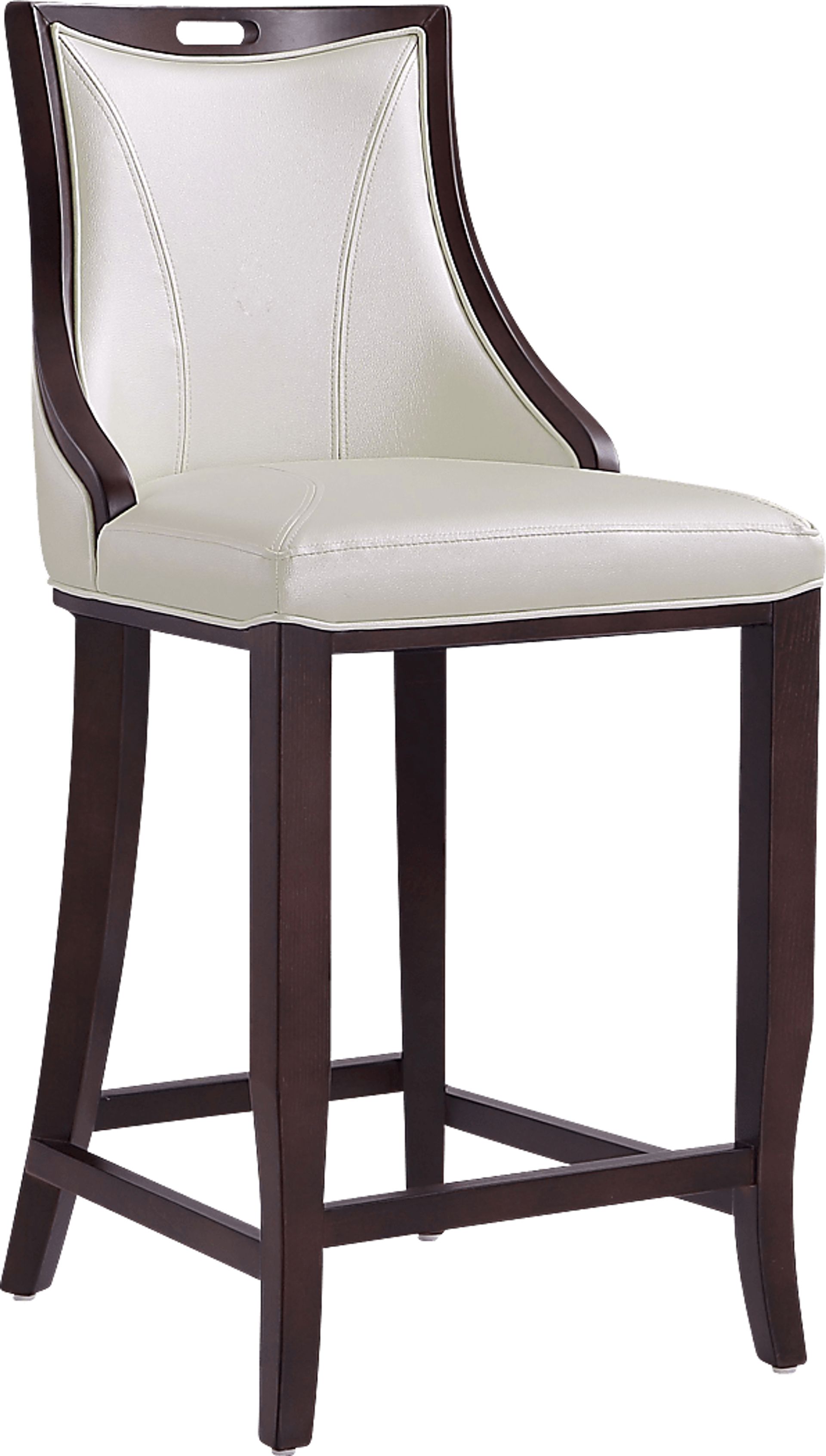 Bramblewoody White Barstool - Image 1