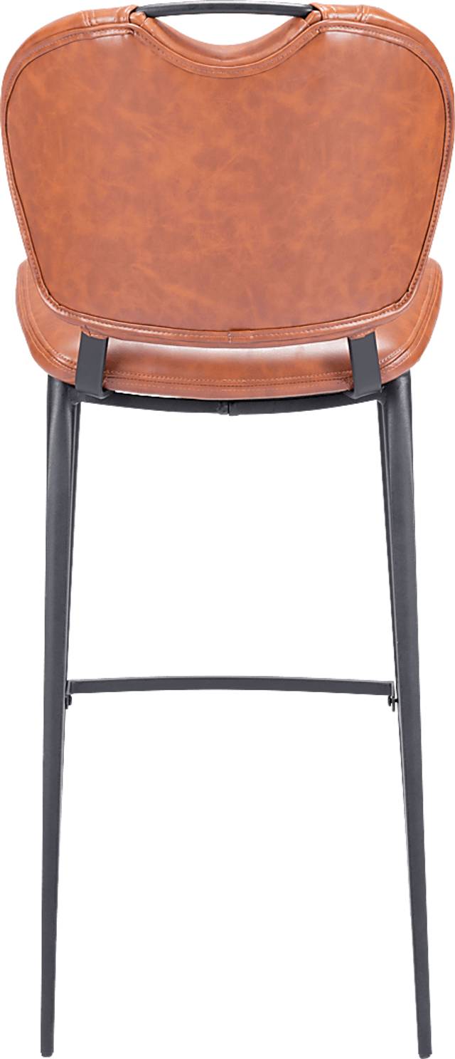 Bramerton Brown Bar Height Stool - Thumbnail - Image 5