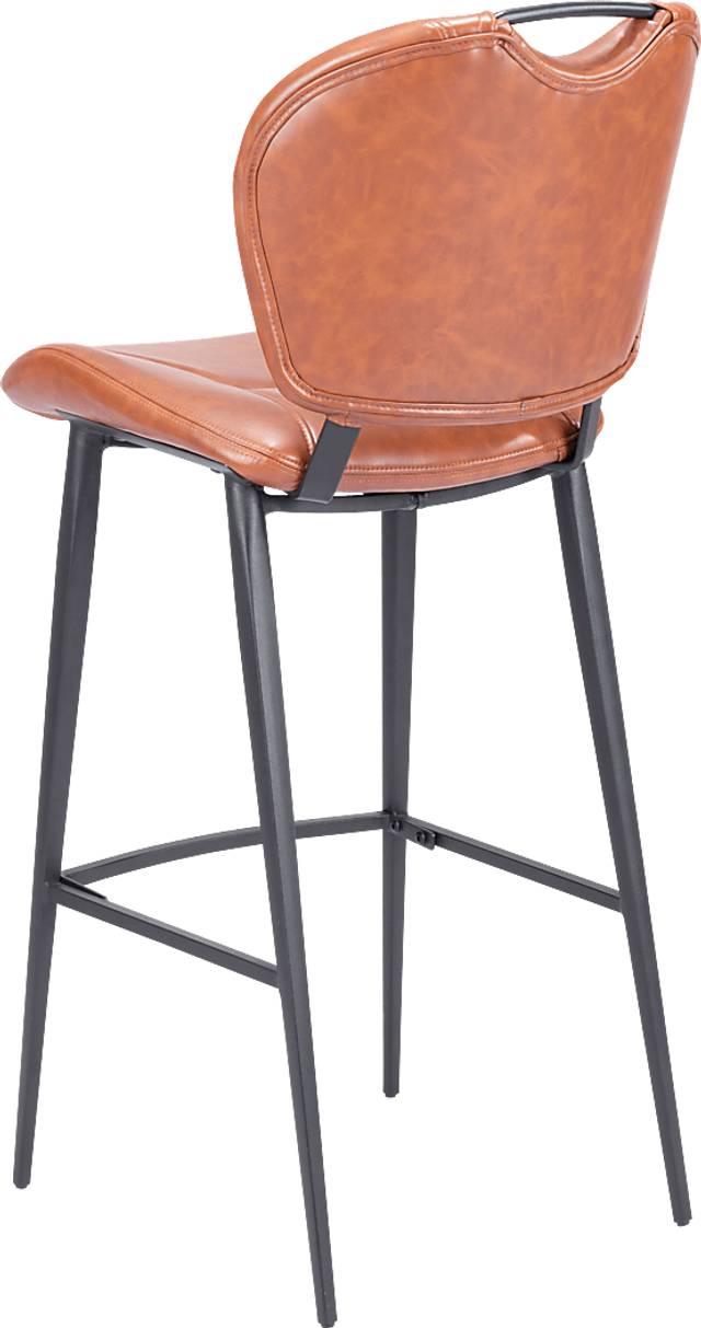 Bramerton Brown Bar Height Stool - Thumbnail - Image 6