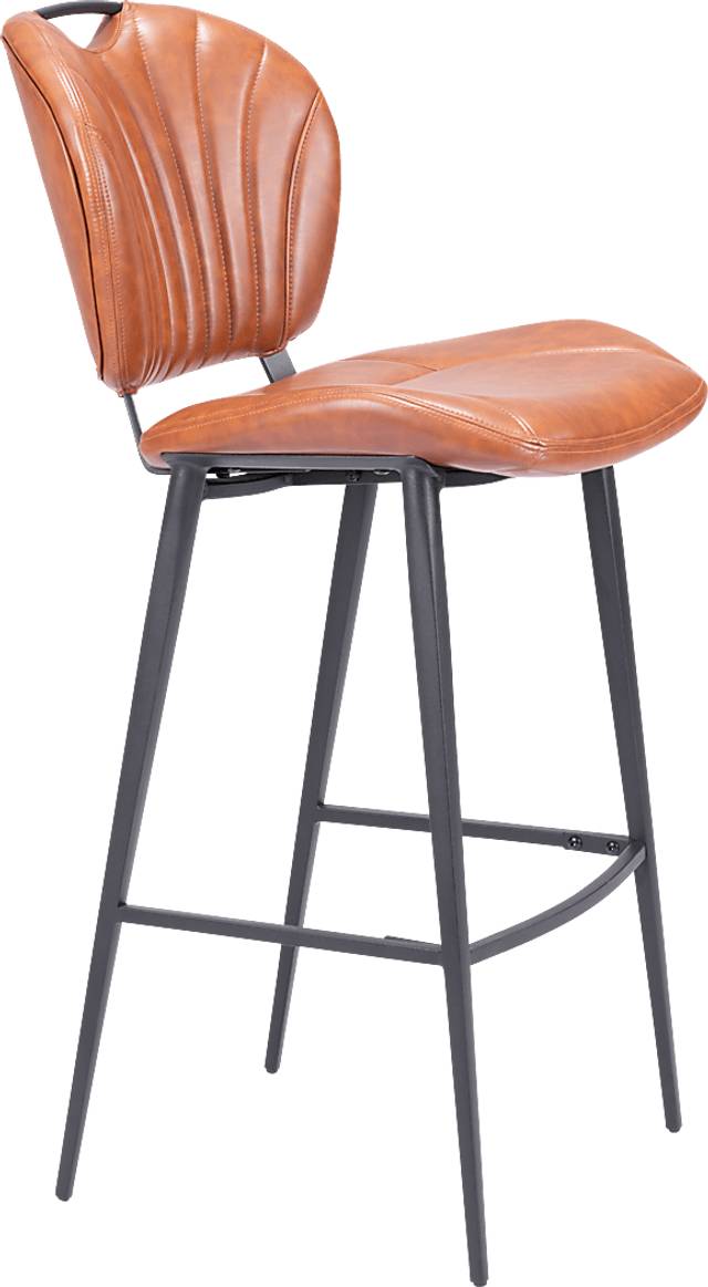 Bramerton Brown Bar Height Stool - Thumbnail - Image 7