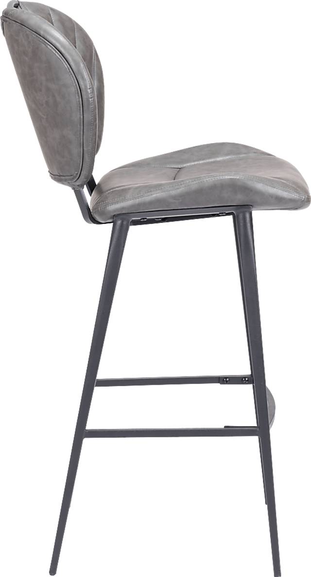 Bramerton Gray Bar Height Stool - Thumbnail - Image 3