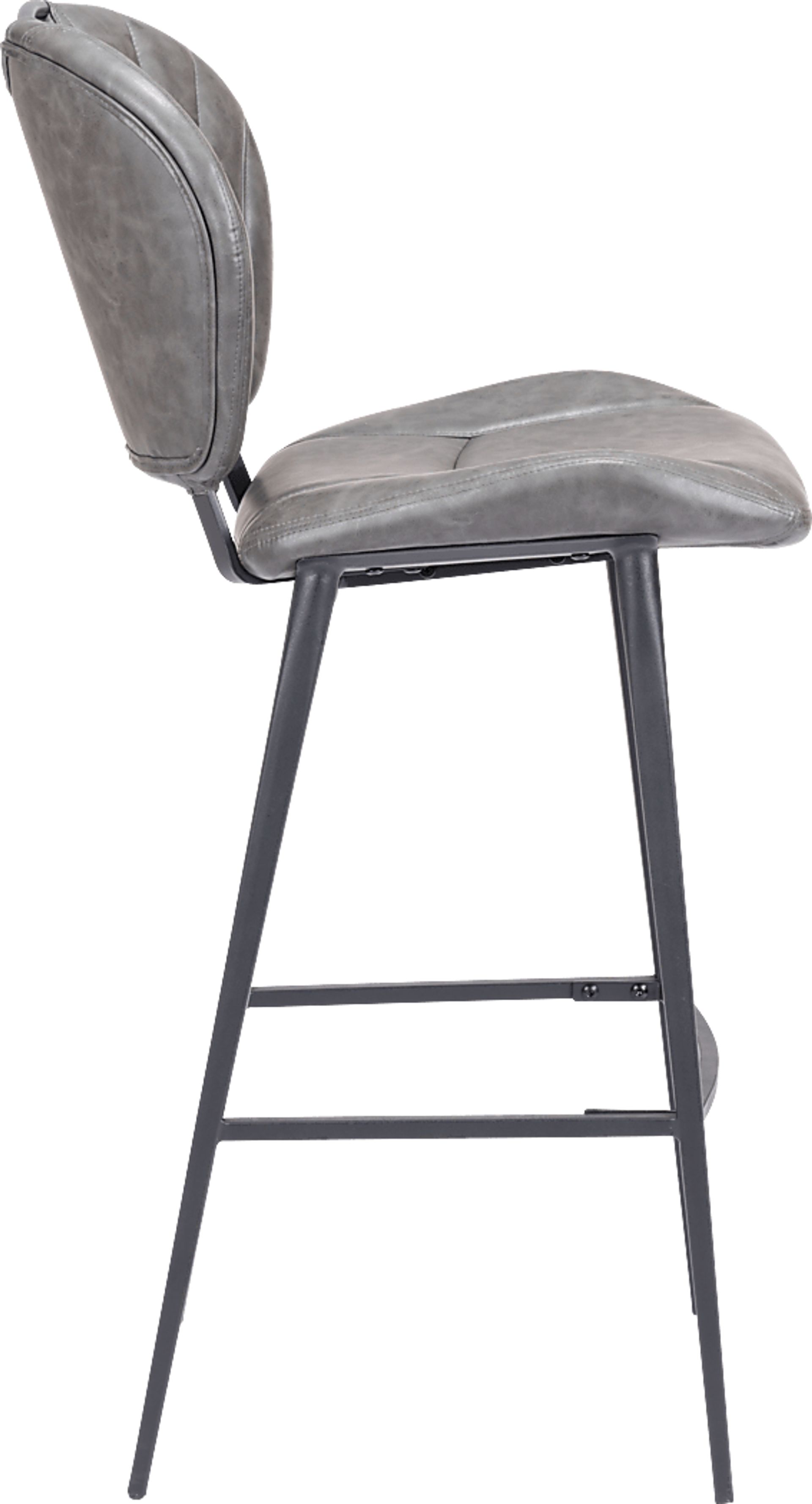 Bramerton Gray Bar Height Stool - Image 3