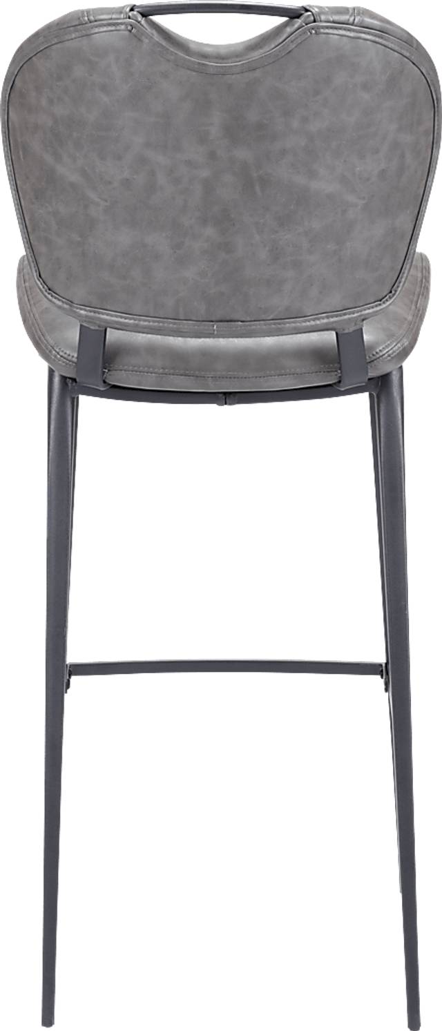 Bramerton Gray Bar Height Stool - Thumbnail - Image 5