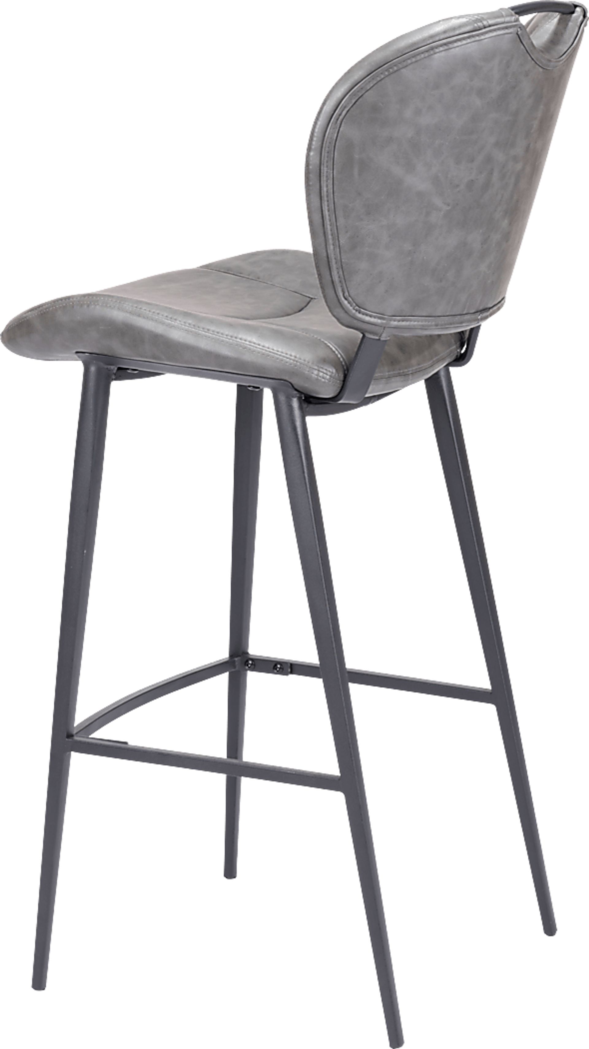 Bramerton Gray Bar Height Stool - Image 8