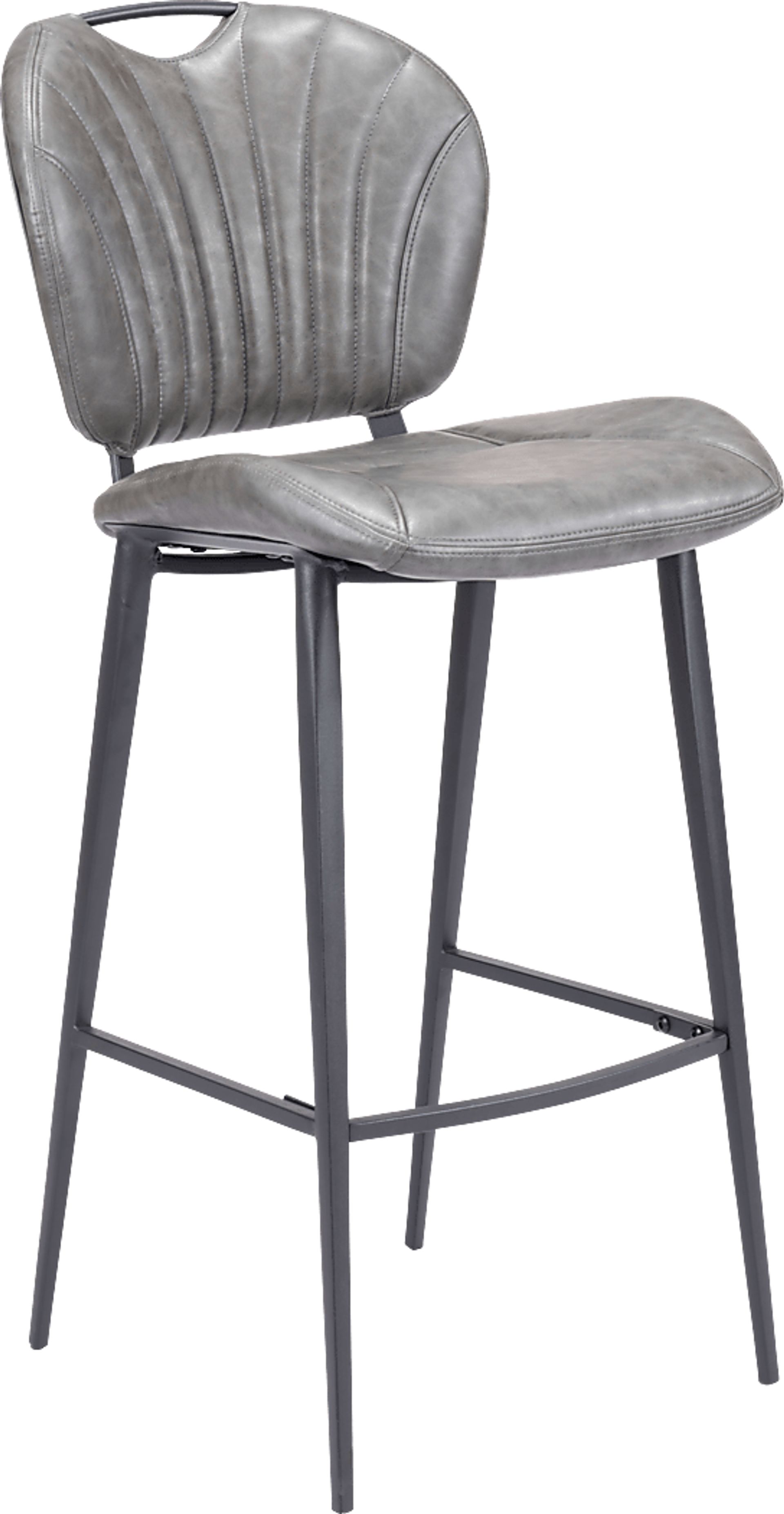 Bramerton Gray Bar Height Stool - Image 1