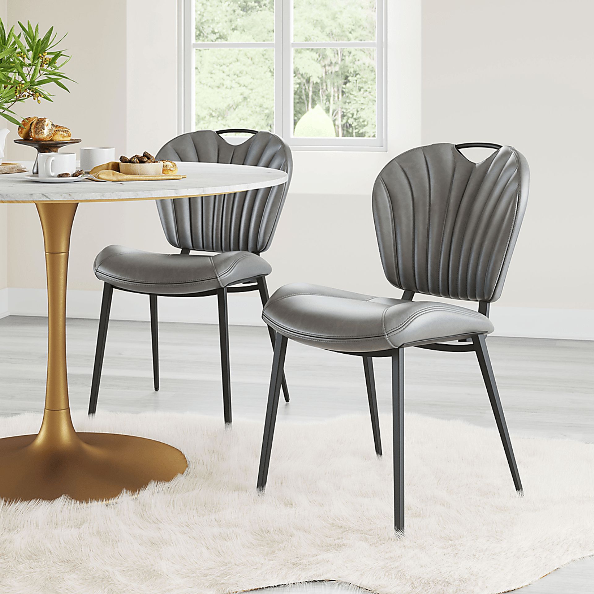 Bramerton Gray Dining Chair, Set of 2 - Image 2