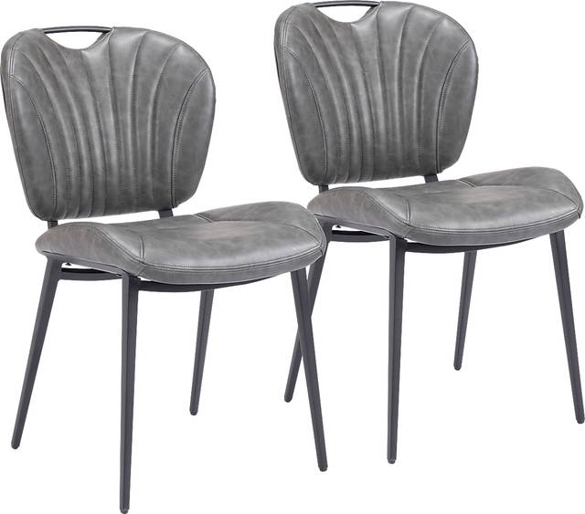 Bramerton Gray Dining Chair, Set of 2 - Thumbnail - Image 1
