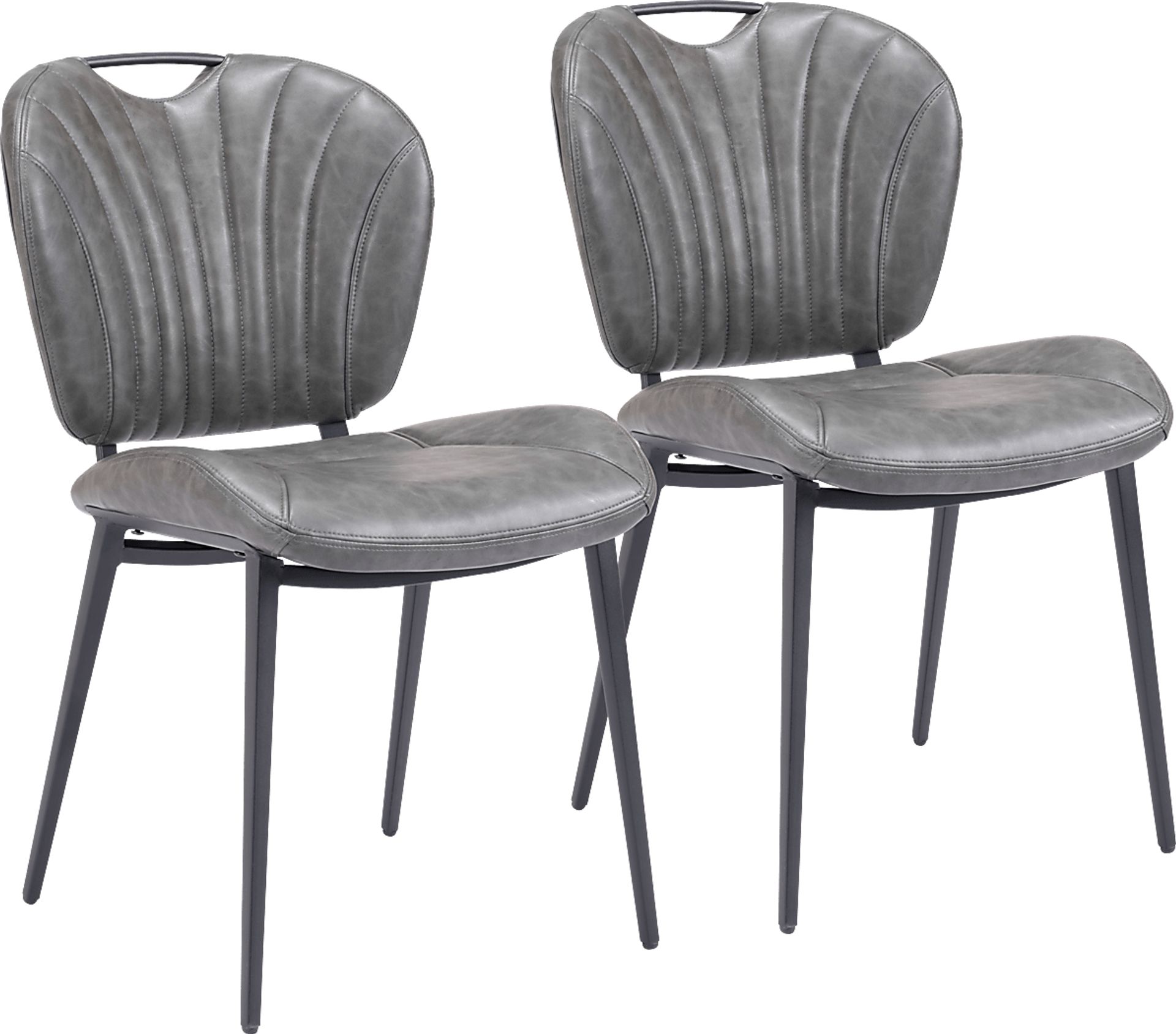 Bramerton Gray Dining Chair, Set of 2 - Image 1
