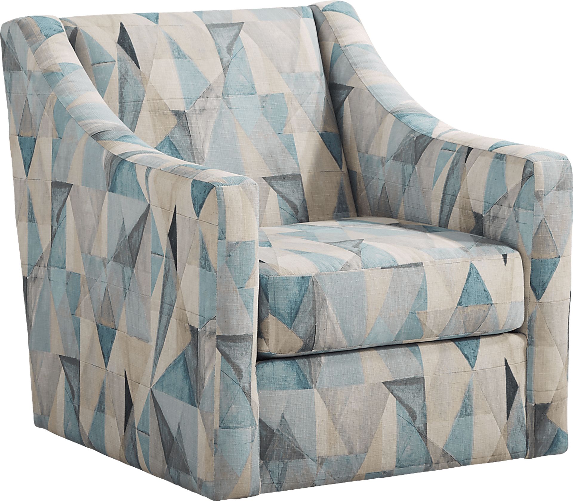 Bramfield Blue Swivel Accent Chair - Image 2