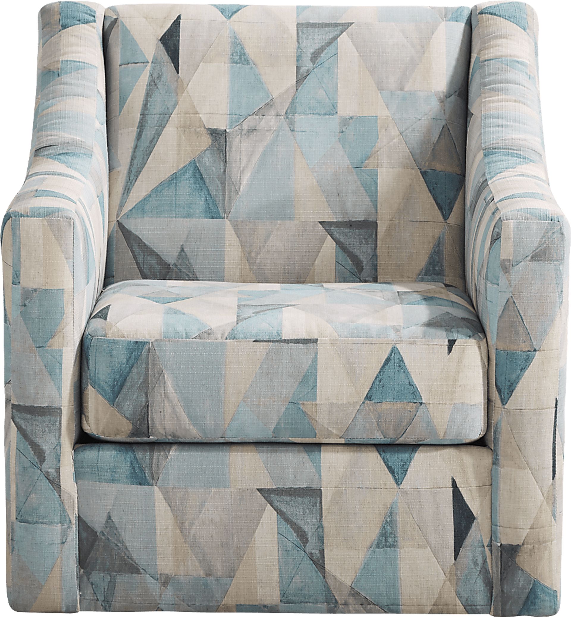 Bramfield Blue Swivel Accent Chair - Image 1