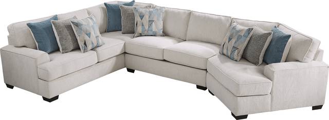 Bramfield White 3 Pc Sectional - Thumbnail - Image 3