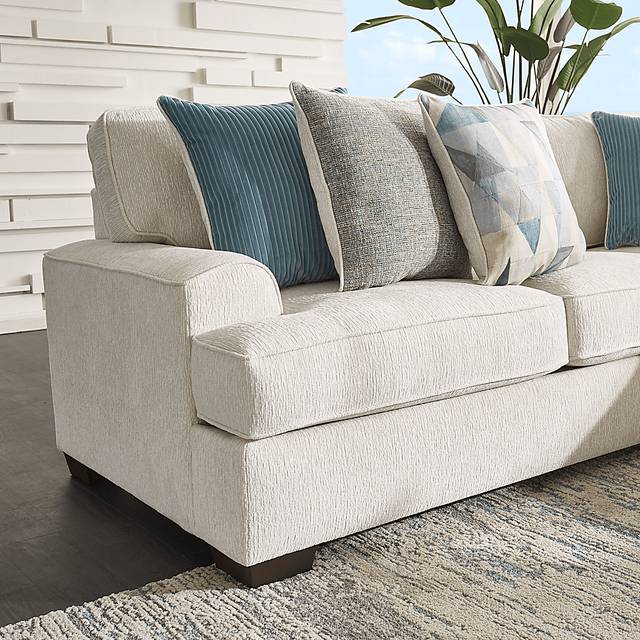 Bramfield White 3 Pc Sectional - Thumbnail - Image 4