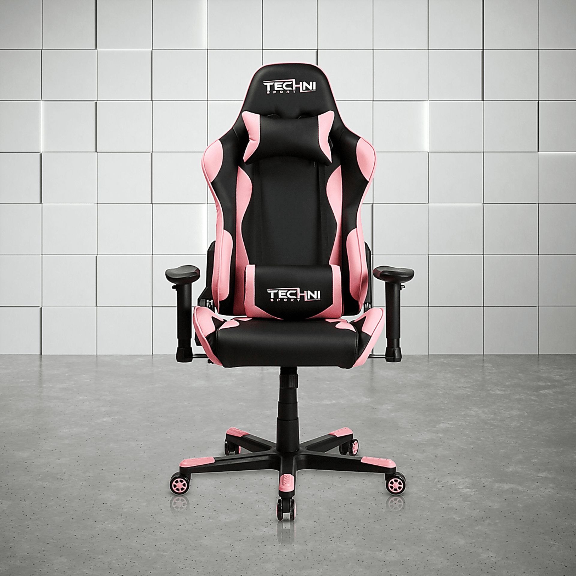 Bramgo Pink/Black Gaming Chair - Image 2