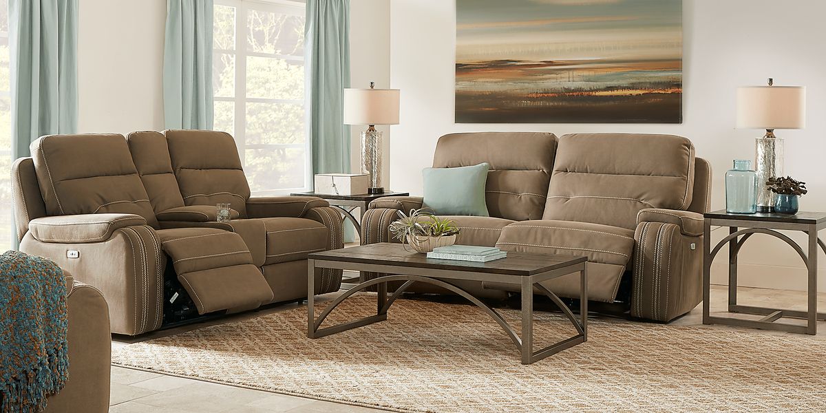 Brampton Place Brown 2 Pc Reclining Living Room Rooms To Go