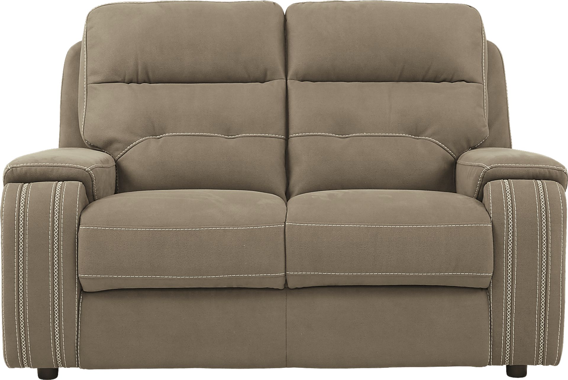 Brampton Place Brown Loveseat - Image 1