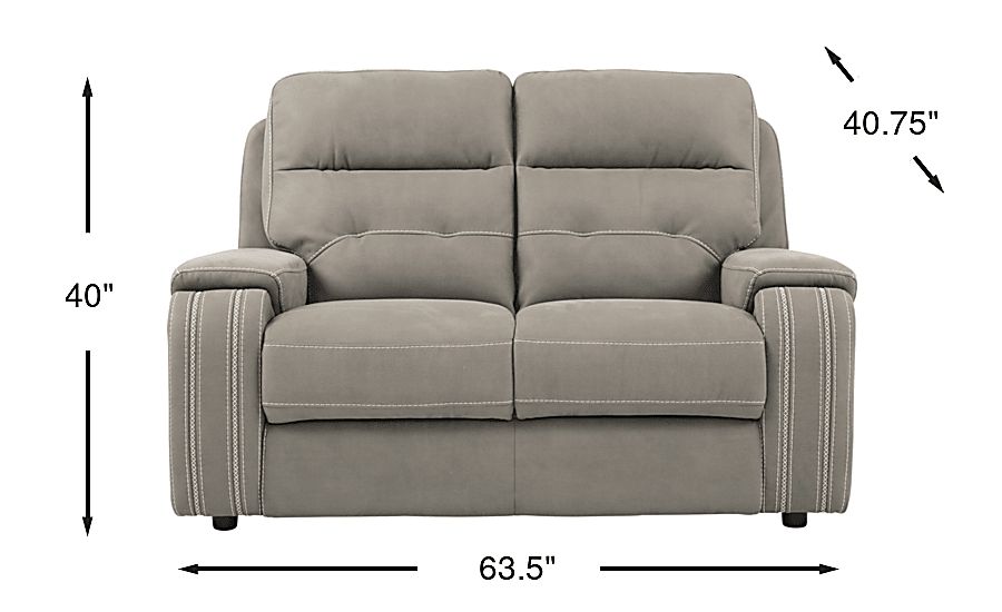 Brampton Place Mushroom Loveseat Rooms To Go