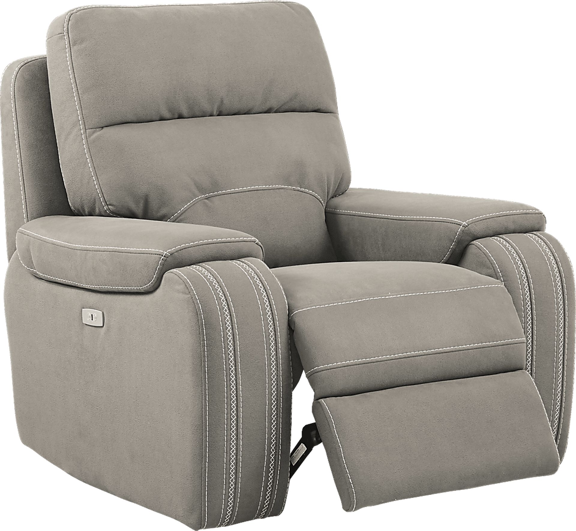 Brampton Place Mushroom Power Recliner - Image 2
