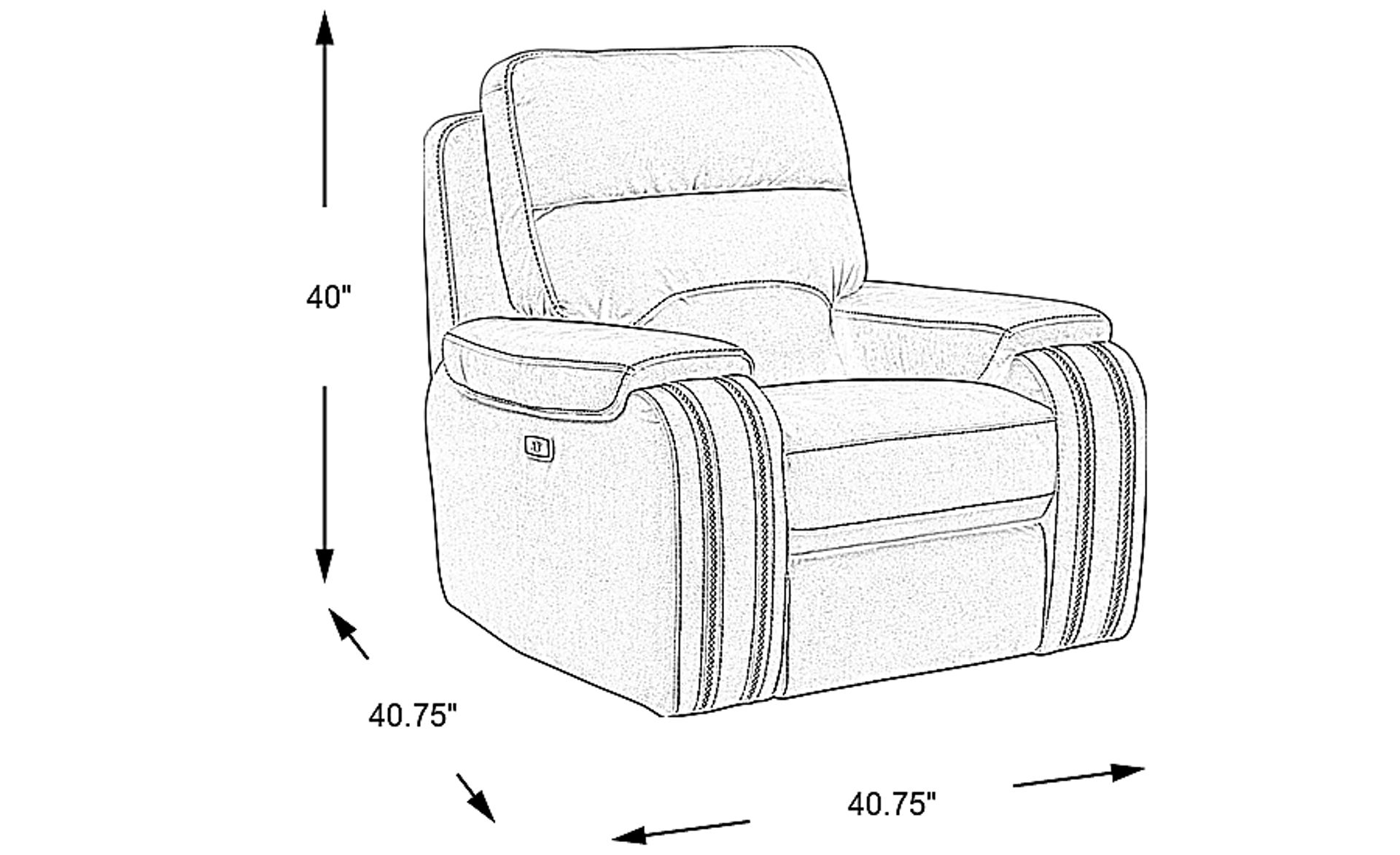 Dimension Image. Please refer to the Dimension Tab on this page for dimension details.